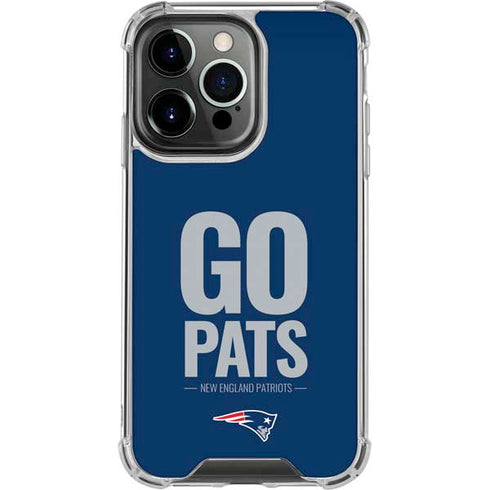 NFL New England Patriots Team Motto iPhone 16 Pro Clear Case